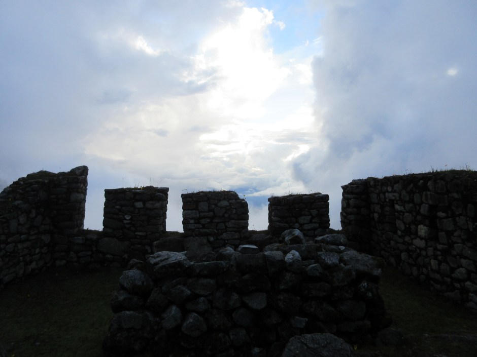 The sky above the ruins of Sayaqmarka.